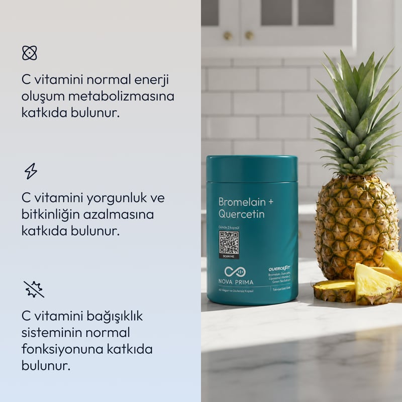 Bromelain + Quercetin – görsel 4