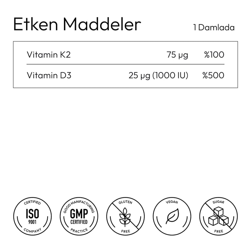 Vitamin D3 + K2 Liquid – görsel 3