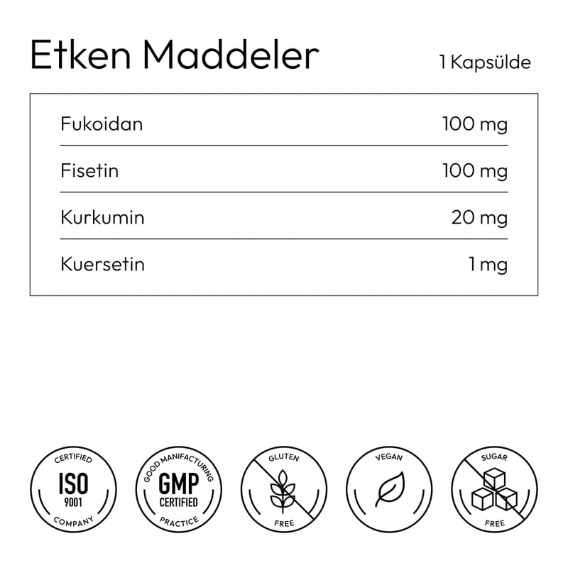 Fucoidan Complex with Fisetin & Curcumin – görsel 3